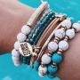 Kinsley Armelle Glitz Collection - Khaki Bracelet