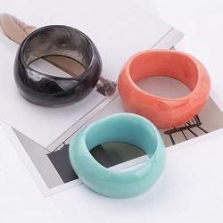 TIANMI Women Plastic Acrylic Bangle Cute Color Bracelet for Girls