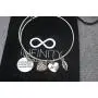 Infinity Collection Cousin Gift, Cousins by Chance, Friends by Choice Charm Adjustable Bangle, Cousin Jewelry for Women for Cousins Infinity Collection Cousin Gift, Cousins by Chance, Friends by Choice Charm Adjustable Bangle, Cousin Jewelry for Women for Cousins