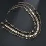 Zoestar Three-Layer Anklet Ankle Bracelet Foot Chain with Leaves Accessories Foot Jewelry for Women and Girls Zoestar Three-Layer Anklet Ankle Bracelet Foot Chain with Leaves Accessories Foot Jewelry for Women and Girls