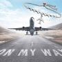 FUSTYLE Airplane Necklace Aircraft Pendant Flight Attendant Jewelry Pilot Gifts for Aviation Traveler (Bracelet)