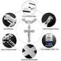 WESTMIAJW Mens Stainless Steel Silver Gold Jesus Cross Pendant Necklace Chain Bracelet Set Jewelry 45/50/55/60/65/70/75cm WESTMIAJW Mens Stainless Steel Silver Gold Jesus Cross Pendant Necklace Chain Bracelet Set Jewelry 45/50/55/60/65/70/75cm