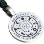 Germanic Magic Jewelry Talisman of the Sun and 7 Planets brings health wealth happiness love to the wearer Pewter Mens Pendant Necklace Good luck Charm Protection Amulet for men Black Adjustable Cord