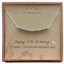 EFYTAL 15th Birthday for gifts for Her, Girls Sterling Silver Necklace, 15 Beads for 15 Year Old Girl, Quinceanera Gift