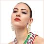 Rhinestone Crystal Rectangle Dangle Earrings, Glass Geometric Statement Earrings for Women KELMALL COLLECTION