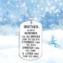 Elegant Chef Brother Inspirational Jewelry Necklace Gift- Always Remember You are Braver Than You Believe
