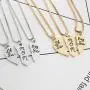 MayLove 3 psc Big Sis Lil Sis Mom Split Broken Heart Necklace Puzzle Family Pendant Chain Jewelry Set MayLove 3 psc Big Sis Lil Sis Mom Split Broken Heart Necklace Puzzle Family Pendant Chain Jewelry Set
