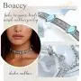 Boaccy Vintage Turquoise Necklaces Short Silver Choker Chain Jewelry for Women and Girls Boaccy Vintage Turquoise Necklaces Short Silver Choker Chain Jewelry for Women and Girls