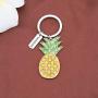 KUIYAI IVF Infertility Warrior Pineapple Keychain Infertility Mom Jewelry IVF Encouragement Gift for Women IVF Gift Inspirational Gift
