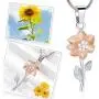 memorial jewelry Sun Flower Cremation Urn Necklace Keepsake Ashes Pendant Cremation Jewelry memorial jewelry Sun Flower Cremation Urn Necklace Keepsake Ashes Pendant Cremation Jewelry
