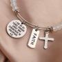 SEIRAA Christian Gift I Can Do All Things Through Christ Who Strengthens Me Philippians 4:13 Bracelet Scripture Jewelry Bible Verse Bracelet