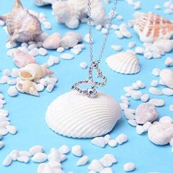 Kiokioa Butterfly Necklaces for Girls Kids Birthday Gift Jewelry for Women Girls(Colorful)