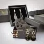 Donlin 18K Gold-plated Stainless Steel Black Earrings for Women Donlin 18K Gold-plated Stainless Steel Black Earrings for Women