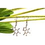 Caffeine Molecule Earrings, Happiness Neurotransmitter Earrings, Organic Chemistry Jewelry for Science Lovers and Science Major