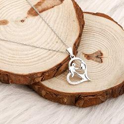 FAADBUK Maternity Necklace Pregnancy Gift Mother-to-be Jewelry Pregnant Gift Expectant Mom Necklace for Mothers Day