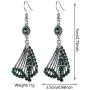 ZRosse Charm Chic Bohemian Vintage Sparkly Rhinestone Earrings Dangle Earrings Antique Silver Ethnic Tribal Retro Crystal Drop Earrings Jewelry for Women Girls ZRosse Charm Chic Bohemian Vintage Sparkly Rhinestone Earrings Dangle Earrings Antique Silver Ethnic Tribal Retro Crystal Drop Earrings Jewelry for Women Girls