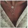 NICEMOVIC Dainty Layered Choker Necklace Bar Disc Necklaces Map Pendant Necklace Silver-plated alloy Layered Necklaces for Women NICEMOVIC Dainty Layered Choker Necklace Bar Disc Necklaces Map Pendant Necklace Silver-plated alloy Layered Necklaces for Women