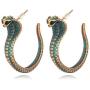 Vintage Punk Snake Cobra Stud Earrings Animal Earrings Jewelry Gift for Girl and Women