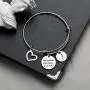 Initial Bracelet Keychain She Believed She Could So She Did Inspirational Jewelry 2020 2021 Graduation Gift Initial Bracelet Keychain She Believed She Could So She Did Inspirational Jewelry 2020 2021 Graduation Gift