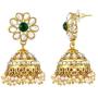 Aheli Elegant Indian Traditional Wedding Wear Kundan Pearl Encrusted Choker Necklace Set with Jhumki Earrings Ethnic Bollywood Party for Women