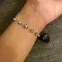 Evil Eye Necklace Bracelet Set for Women Girls,18k Gold Plated Stainless Steel Evil Eye Necklace Bracelet Set for Women Girls,18k Gold Plated Stainless Steel