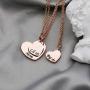 G-Ahora Big Sis Middle Sis Little Sis Jewelry Necklace Set of 2 3 Sisters Gift Best Friend Necklace