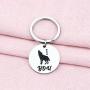 PENQI Wolf Gift Wolves Lover Jewelry Wolf Spirit Keychain Wolf Fans Gift Wolf Girl Gift For Girlfriend Wife Animal Idea