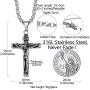 Richsteel Moon Cat/Cross/Angel Wing/Forever in My Heart/Bar/Hourglass Urn Necklace for Women Men Stainless Steel/18K Gold Plated Cremation Jewelry for Human Ashes Waterproof (with Gift Box)