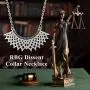 SISGEM RBG Dissent Collar Necklace for Women,S925 Sterling Silver Ruth Bader Ginsburg Pendant Necklace Jewelry Gifts for Girls Ruth RBG Chain Length 18+2