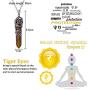 OCARLY Natural Gemstone Point Hexagonal Pendant Flower Pendulum Necklace Healing Crystal Chakra Jewelry
