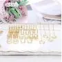 Besteel 12 Pairs Wave Cuff Chain Earrings Helix Cartilage Clip On Wrap Earrings Stainless Steel Non Piercing Earrings Set
