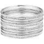 Efulgenz Boho Vintage Antique Gypsy Tribal Indian CZ Crystal Oxidized Silver Plated Bracelet Bangle Set Jewelry Efulgenz Boho Vintage Antique Gypsy Tribal Indian CZ Crystal Oxidized Silver Plated Bracelet Bangle Set Jewelry