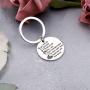 WSNANG Inspirational Feminist Jewelry RBG Quote I Ask No Favors for My Sex All I Ask for Our Brethren is That They Take Their Feet Off Our Necks RBG Keychain