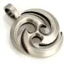 Bico The Source Pendant (E128) - Energy and Movement of Life Source - Satin Silver Finished