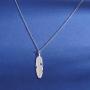 Yalice Boho Feather Pendant Necklace Chain Long Leaf Necklaces Jewelry for Women and Girls