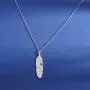 Yalice Boho Feather Pendant Necklace Chain Long Leaf Necklaces Jewelry for Women and Girls