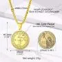 PROSTEEL Stainless Steel Archangel Pendant Necklace for Men Women, Protection Amulet Jewelry, Gold/Silver/Black Tone, 22inch-24inch Adjustable, Come Gift Box PROSTEEL Stainless Steel Archangel Pendant Necklace for Men Women, Protection Amulet Jewelry, Gold/Silver/Black Tone, 22inch-24inch Adjustable, Come Gift Box