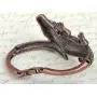 Alilang Copper Tone Amethyst Colored Rhinestones Alligator Crocodile Bangle Bracelet Alilang Copper Tone Amethyst Colored Rhinestones Alligator Crocodile Bangle Bracelet