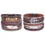 LOLIAS Women Multi-Layer Leather Wrap Bracelet Handmade Boho Tree of Life Wristband Braided Rope Cuff Bangle with Magnetic Buckle Jewelry 2 Pack LOLIAS Women Multi-Layer Leather Wrap Bracelet Handmade Boho Tree of Life Wristband Braided Rope Cuff Bangle with Magnetic Buckle Jewelry 2 Pack