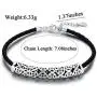SA SILVERAGE 925 Sterling Silver Ancient Coins Bracelets for Women Leather Warp Bracelet SA SILVERAGE 925 Sterling Silver Ancient Coins Bracelets for Women Leather Warp Bracelet