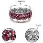 EVER FAITH Womens Wedding Party Jewelry Austrian Crystal 2 Layer Teardrop Stretch Bracelet for Her EVER FAITH Womens Wedding Party Jewelry Austrian Crystal 2 Layer Teardrop Stretch Bracelet for Her