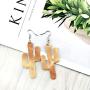 5 pairs Premium Plant leather dangle Earrings Cute colorful Lucky cactus Drop Earringfor Girl Women