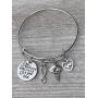 Infinity Collection Nurse Bracelet, Nurse She Believed She Could So She Did Charm Bracelet, Nurse Jewelry, Perfect Nurse Appreciation Gifts
