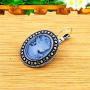 Lady Queen Cameo Jewelry Sets Vintage Look Necklace Earrings Bracelet Antique Silver Plated Fashion Jewelry