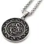 GUNGNEER Stainless Steel Triquetra Celtic Knot Dragon Pendant Necklace Keel Chain Power Protection Irish Jewelry GUNGNEER Stainless Steel Triquetra Celtic Knot Dragon Pendant Necklace Keel Chain Power Protection Irish Jewelry