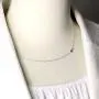 Deidreamers Sterling Silver Side Mini Initial Necklace