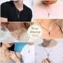 FaithHeart Cross Necklace, Stainless Steel/Gold Plated Christian Jewelry Church Baptism Gift Cross Pendant Necklaces for Men Women, Customize Available (Send Gift Box)