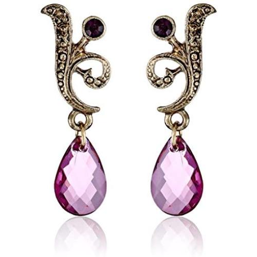 1928 Jewelry Pear Shape Drop Earrings