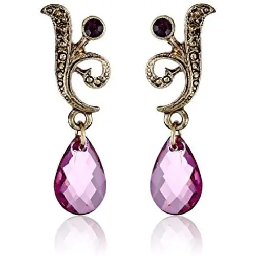 1928 Jewelry Pear Shape Drop Earrings 1928 Jewelry Pear Shape Drop Earrings