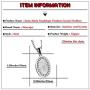 Heavstjer Fashion Stainless Steel Santa Maria Guadalupe Pendant Crystal Necklace,22inches Link Chain